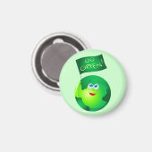 Groen! Magneet (Voorkant / Achterkant)