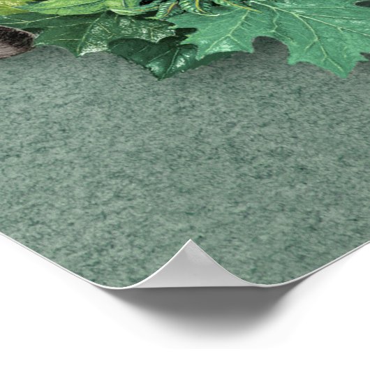 Groen Man - Afdrukken of Posters (Hoek)