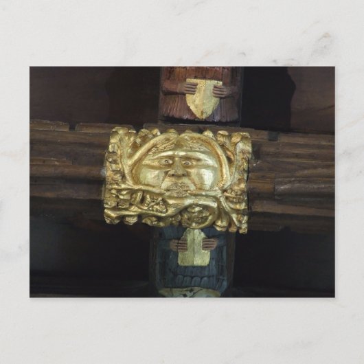 Groen Man Briefkaart - Lutterworth (Voorkant)