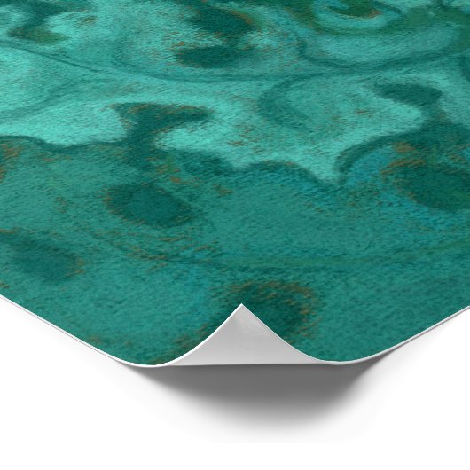 Groen Man, Forest King, Pagan God, Fantasy Art Poster (Hoek)