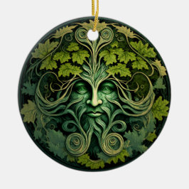 Groen Man Halloween Ornament