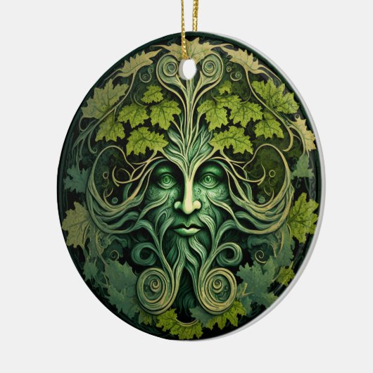 Groen Man Halloween Ornament (Links)