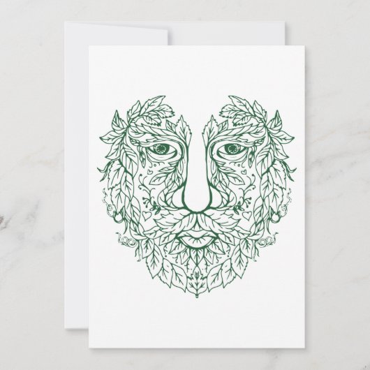 Groen Man Kaart (Voorkant)