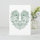 Groen Man Kaart (Staand voorkant)