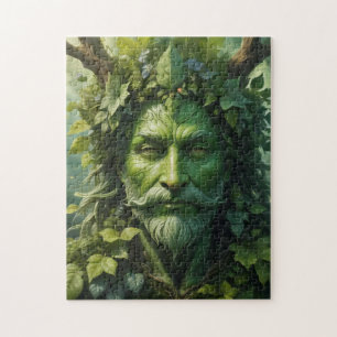 Groen Man Legpuzzel