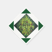 Groen Man Papier servetten (Hoek)