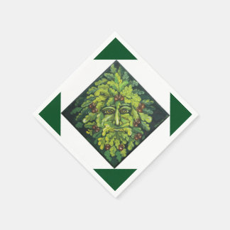 Groen Man Papier servetten