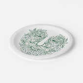 Groen Man Papieren Bordje (Gekanteld)