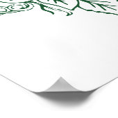 Groen Man Poster (Hoek)