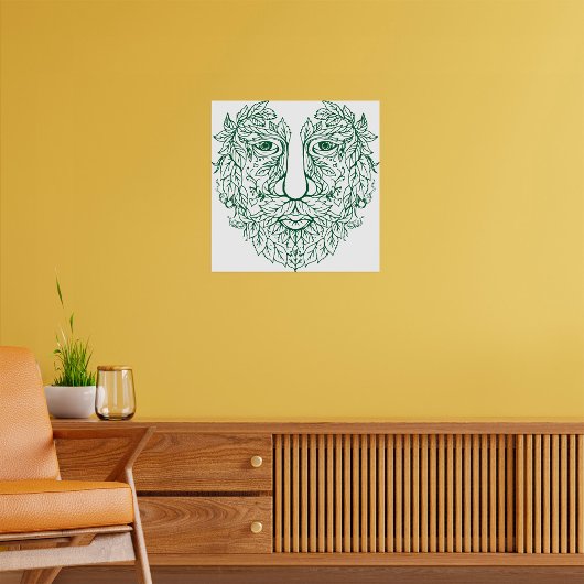 Groen Man Poster