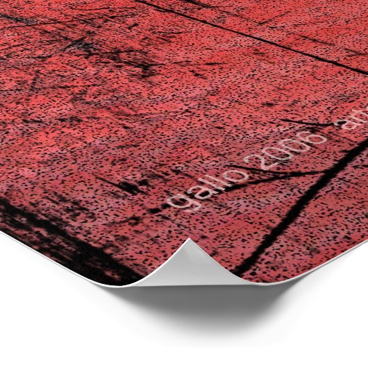 Groen Man Poster (Hoek)