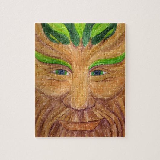 Groen Man puzzel (Verticaal)