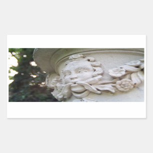 Groen Man Rechthoekige Sticker