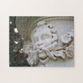 Groen Man Sculptuur Legpuzzel (Horizontaal)