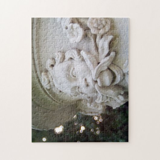 Groen Man Sculptuur Legpuzzel (Verticaal)