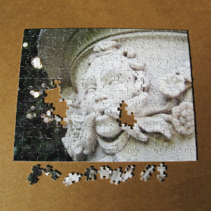 Groen Man Sculptuur Legpuzzel