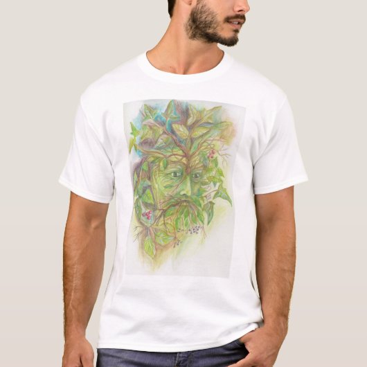 Groen Man T-shirt (Voorkant)