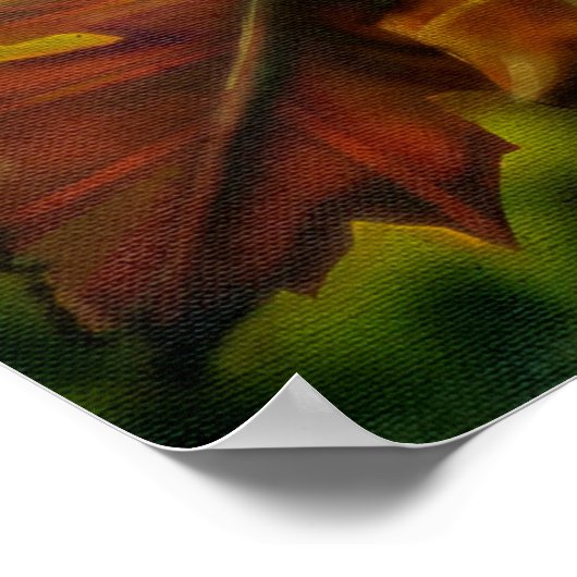 'Groen Man' van kunstenaar Lisa Iris Poster (Hoek)