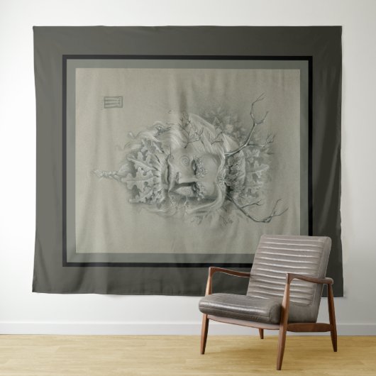 Groen Man Wandkleed (In Situ (horizontaal))