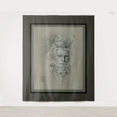 Groen Man Wandkleed (Voorkant)