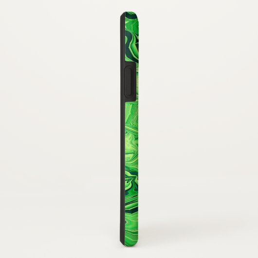 Groen Mandala iPhone X Hoesje (Achterkant / rechts)