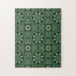 Groen Mandala zeer moeilijk Legpuzzel
