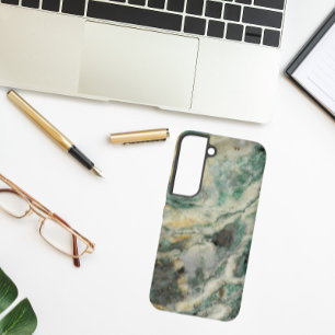 Groen Mariposite Mineraal Steen Patroon Samsung Galaxy Hoesje