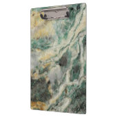 Groen Mariposite Mineral Stone Patroon Klembord (Links)