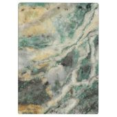 Groen Mariposite Mineral Stone Patroon Klembord (Achterkant)