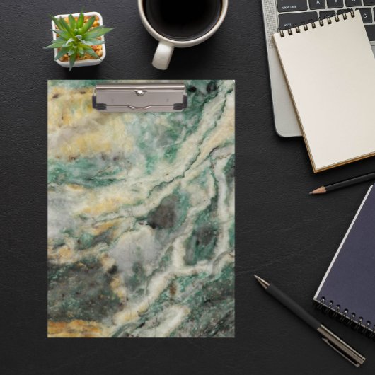 Groen Mariposite Mineral Stone Patroon Klembord