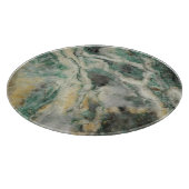 Groen Mariposite Mineral Stone Patroon Snijplank (Hoek)