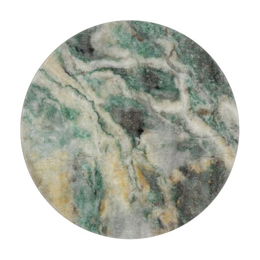 Groen Mariposite Mineral Stone Patroon Snijplank (Voorkant)