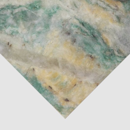Groen Mariposite Mineral Stone Patroon Tissuepapier (Detail)