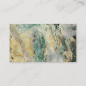 Groen Mariposite Mineral Stone Patroon Visitekaartje (Achterkant)