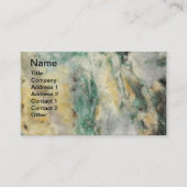 Groen Mariposite Mineral Stone Patroon Visitekaartje (Voorkant)