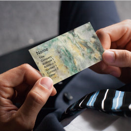 Groen Mariposite Mineral Stone Patroon Visitekaartje