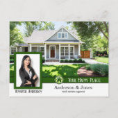 Groen Marketing Vastgoed Briefkaart (Voorkant)