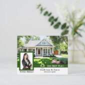 Groen Marketing Vastgoed Briefkaart (Staand voorkant)