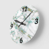 GROEN MARMER ABSTRACT WANDKLOK (Hoek)