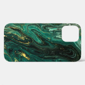 Groen Marmer: Abstracte Agaat Ripple. Case-Mate iPhone Case (Achterkant (horizontaal))