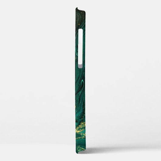 Groen Marmer: Abstracte Agaat Ripple. Case-Mate iPhone Case (Achterkant / Links)