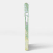 groen marmer met gradiënt iPhone hoesje (Linkerkant)