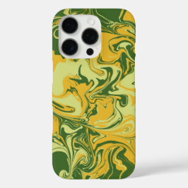 Groen marmer - papier marmerstijl iPhone 16 pro hoesje