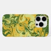 Groen marmer - papier marmerstijl Case-Mate iPhone case (Achterkant (horizontaal))