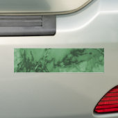 Groen marmer Patroon Bumpersticker (Op auto)