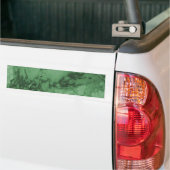 Groen marmer Patroon Bumpersticker (Op Truck)