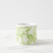 Groen marmer Patroon Espresso Kop (Voorkant)