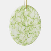Groen marmer Patroon Keramisch Ornament (Rechts)