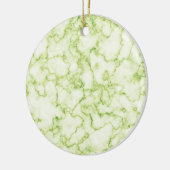 Groen marmer Patroon Keramisch Ornament (Links)