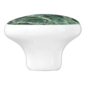 Groen marmer Patroon Keramische Knop (Zijkant)